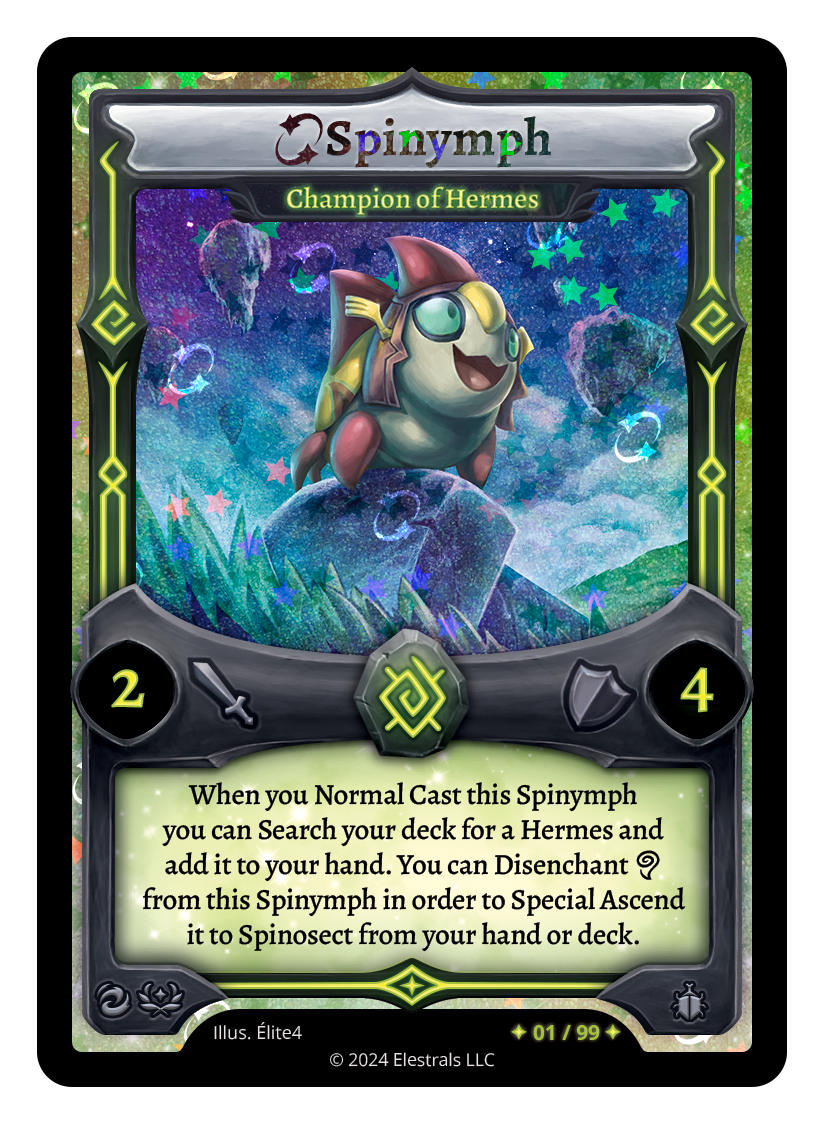 Spinymph - Champion of Hermes - XX/99